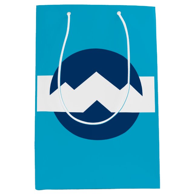 Sac Cadeau Moyen Drapeau d'Ogden, Utah (Devant)