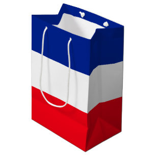 Sac Cadeau Moyen Drapeau Français Couleurs patriotiques Voyage inte