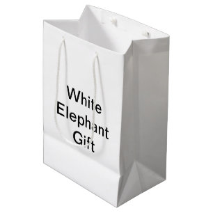 Sac Cadeau Moyen Drôle Générique White Elephant Cadeau
