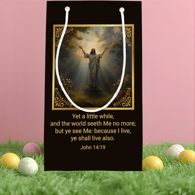 Sac Cadeau Moyen Easter Resurrection Religious (Créateur téléchargé)