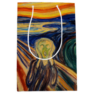 Sac Cadeau Moyen Edvard Munch - Le cri 1910