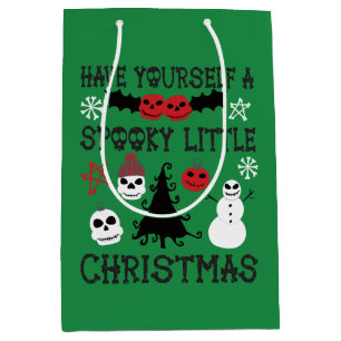 Sac Cadeau Moyen Éffrayant Noël Déplaisant Goth Fête à thème