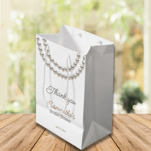 Sac Cadeau Moyen Elégant collier Pearl Fête des mariées