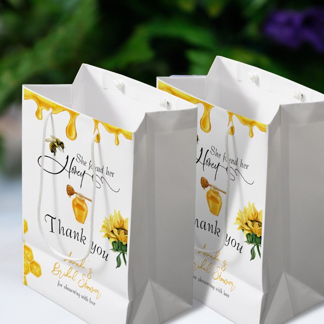 Sac Cadeau Moyen Élégante Elle a Trouvé Son Abeille à Miel Enterrem (Créateur téléchargé)