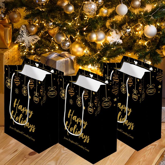 Sac Cadeau Moyen Élégantes Fêtes de fin d'année Affaires Personnali (Créateur téléchargé)