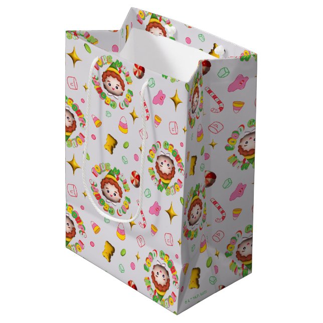 Sac Cadeau Moyen Elf the Movie | Quatre grands groupes alimentaires (Devant Angle)