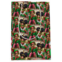 Elfes Mangeant des bonbons