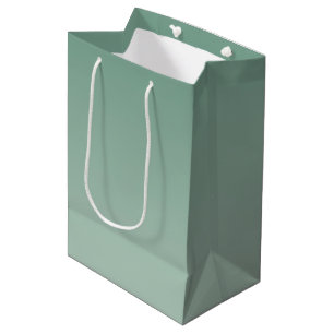 Sac Cadeau Moyen Emerald Green Ombre