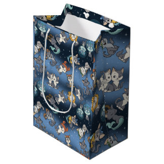 Sac Cadeau Moyen Ensemble de 3 feuilles plates de papier d'emballag
