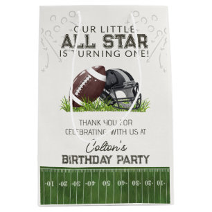Sac Cadeau Moyen Favoris d'anniversaire Football Little AllStar Tou