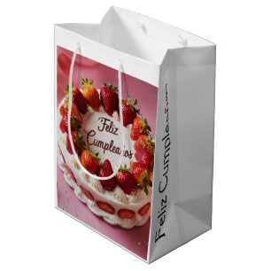Sac Cadeau Moyen Feliz cumpleaños