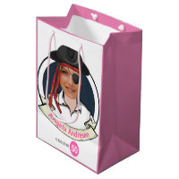 Femme Pirate Anniversaire Funny 50ème Visage Grand