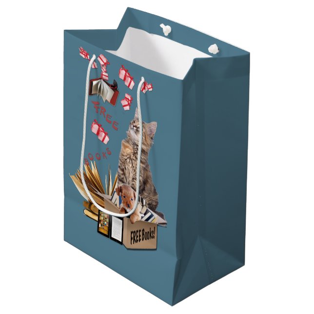 Sac Cadeau Moyen Festivals de vacances (Devant Angle)