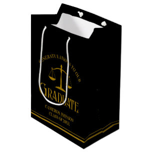 Sac Cadeau Moyen Fête de remise de diplôme de l'école de droit en n