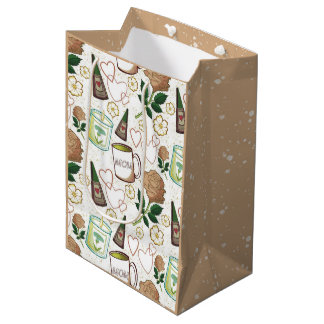Sac Cadeau Moyen Fête des Mères Citron