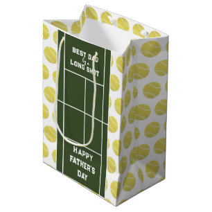 Sac Cadeau Moyen Fête des pères Tennis Papa