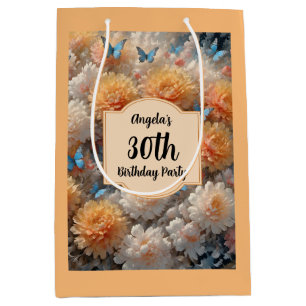Sac Cadeau Moyen Fête du 30e anniversaire