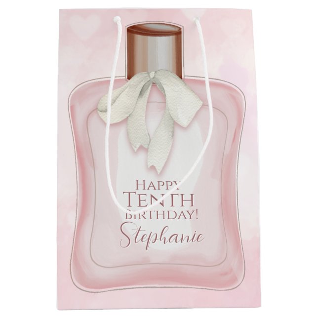 Sac Cadeau Moyen Fête Glamour de Parfum (Devant)