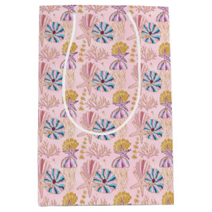 Sac Cadeau Moyen Fille Bébé rose sous la brise marine