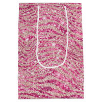 Fille rose et Parties scintillant rousse Zebra