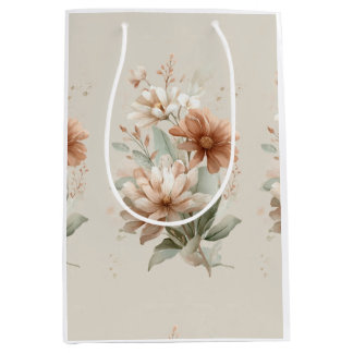 Sac Cadeau Moyen floral design