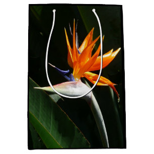 Sac Cadeau Moyen Flower tropical orange paradise