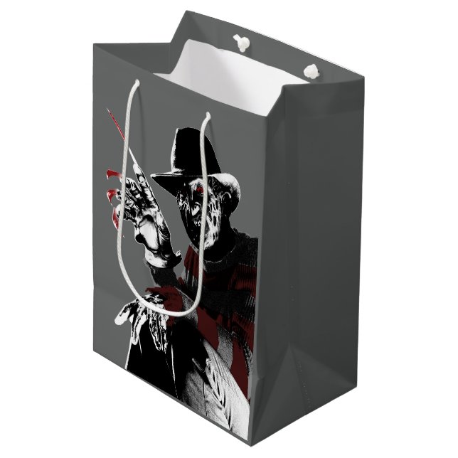 Sac Cadeau Moyen Freddy contre Jason | Freddy Seeing Red (Devant Angle)
