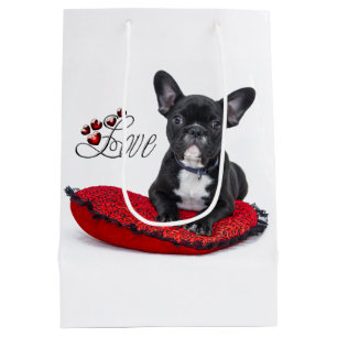 Sac Cadeau Moyen French Bull Dog - Frenchie - Love