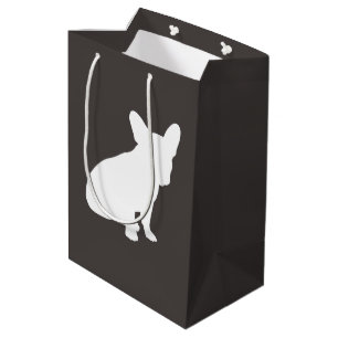 Sac Cadeau Moyen French Bulldog Theme Party - Baby shower neutre