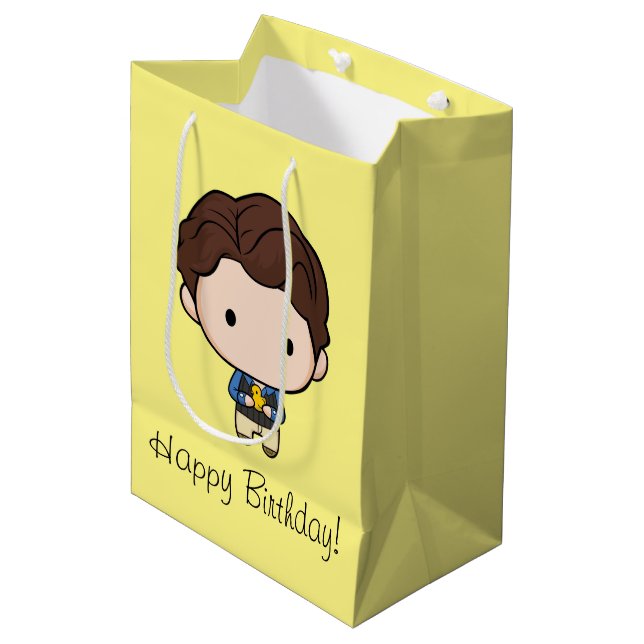 Sac Cadeau Moyen FRIENDS™ | Chandler Chibi (Devant Angle)