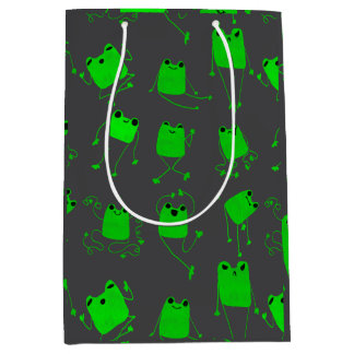 Sac Cadeau Moyen Froggy Pals