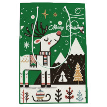  Funny  Nordic Reindeer Pattern