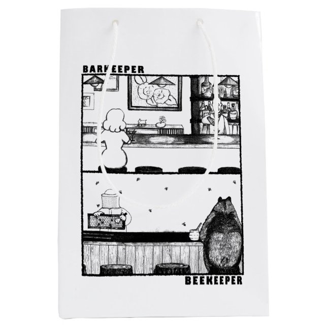 Sac Cadeau Moyen Gardien et apiculteur (Devant)