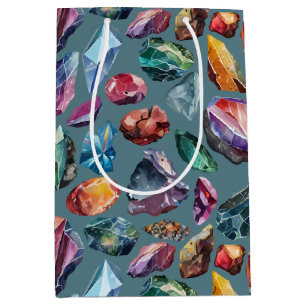 Sac Cadeau Moyen Gemmes & Crystal Jewel Tone