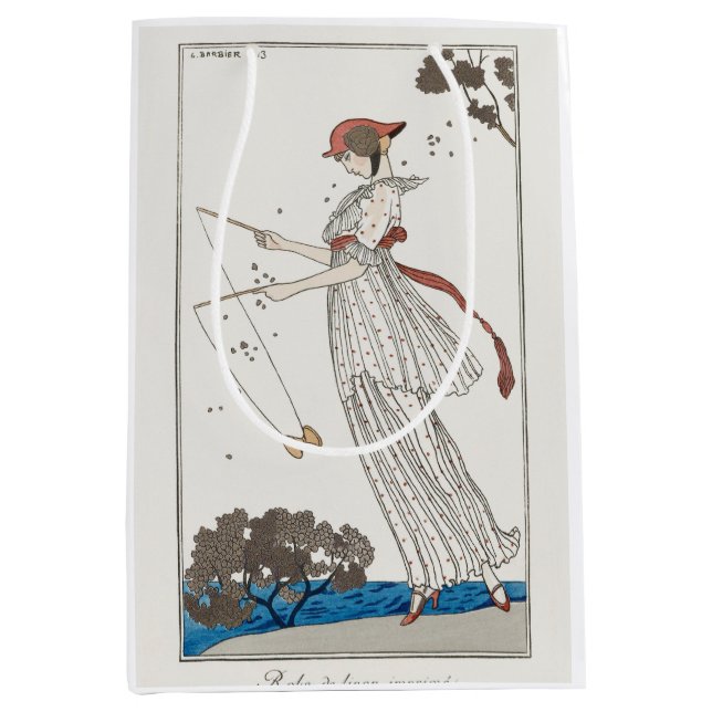 Sac Cadeau Moyen George Barbier, Sac-cadeau Art Déco Moyen (Devant)