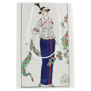 Sac Cadeau Moyen George Barbier, Sac-cadeau Art Déco Moyen