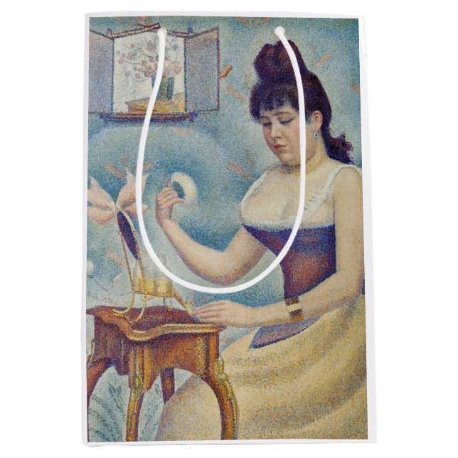 Sac Cadeau Moyen Georges Seurat - Jeune Femme Se Poussant (Devant)