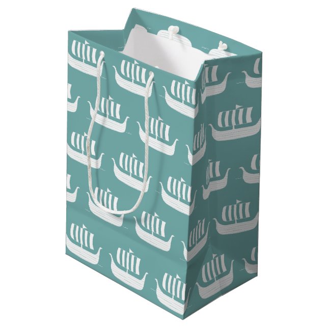 Sac Cadeau Moyen Giftbag de bateaux de Viking (Dos Angle)