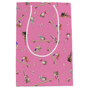 Sac Cadeau Moyen Girls Gymnastique Cadeau Anniversaire