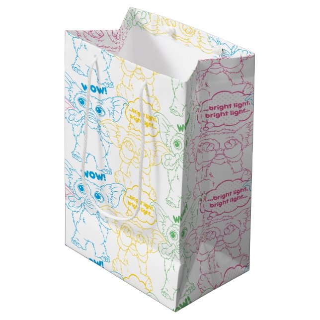 Sac Cadeau Moyen Gizmo | Bright Light! Bright Light! (Devant Angle)