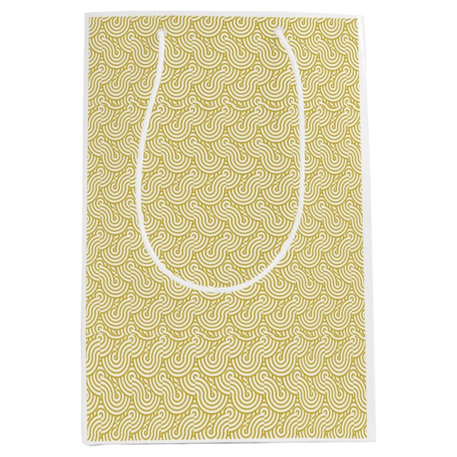 Sac Cadeau Moyen Golden Drift (Devant)