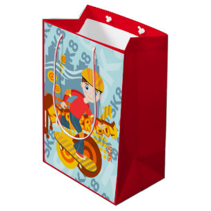 Sac Cadeau Moyen Graffiti skboard enfant fête d'anniversaire