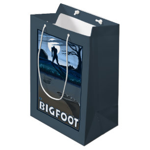 Sac Cadeau Moyen Grand pied marchant par le terrain de golf