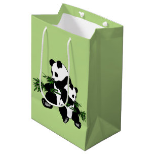 Sac Cadeau Moyen Grandir en Panda
