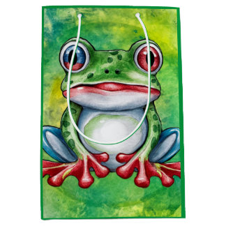Sac Cadeau Moyen Grenouille mûre