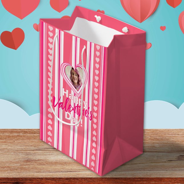 Sac Cadeau Moyen Grèves de la Saint-Valentin (Créateur téléchargé)