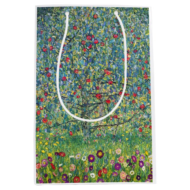 Sac Cadeau Moyen Gustav Klimt - Pommier (Devant)