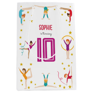 Sac Cadeau Moyen Gymnastique et acrobatie sport fille anniversaire