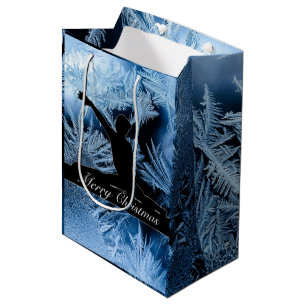 Sac Cadeau Moyen Gymnastique "Joyeux Noël" Frozen