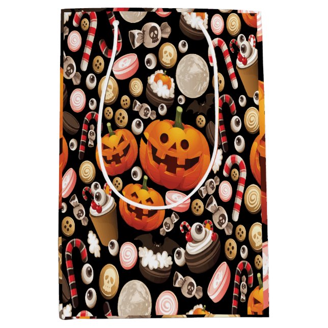 Sac Cadeau Moyen Halloween (Devant)